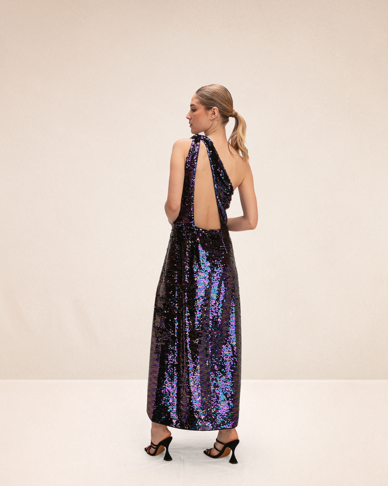 Robe Légère Amber Krystal Thème Londres - Taille 12, Bleu Foncé Et Or - Occasion En Très Bon état