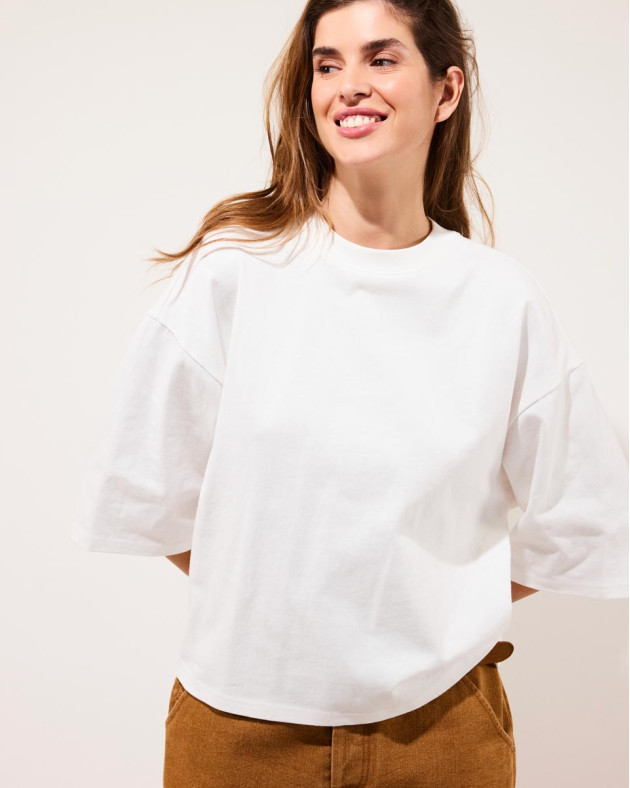 ROMA • Top dos nu en coton - VANILLA